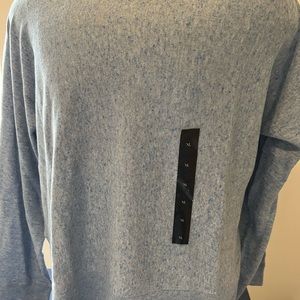 Banana Republic Light Blue Heather Crewneck Sweater XL
